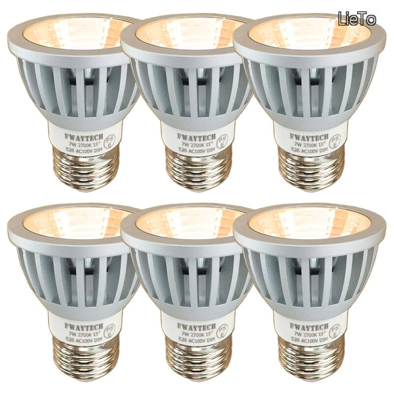 【送料無料】e26 窄角 15度 COB7W JDRφ50 AC100V可?光 LED?素灯泡形 相当于60W~75W...