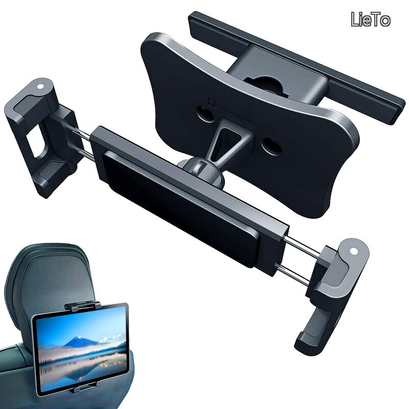 【送料無料】Product] VOLVO（ボルボ）用 専用設計タブレットホルダー ヘッドレスト取付式 iPad/Galaxy/Switch向け 12?33cm XC90 XC60 V60 V90 S90 S60（2017年以降)
