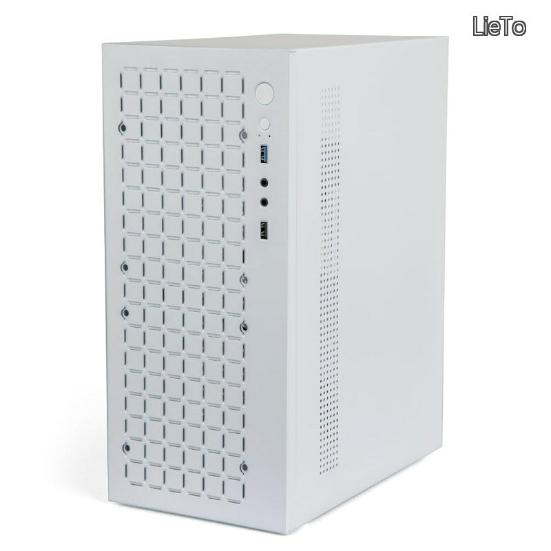 【送料無料】PCケース MATX ケース ミニ PC ITX デスクトップ コンピューター ケース サポート マイクロ ATX MATX DTX ITX ミニ PC USB3.0 サポート 3.5'' HDD (ホワイト)