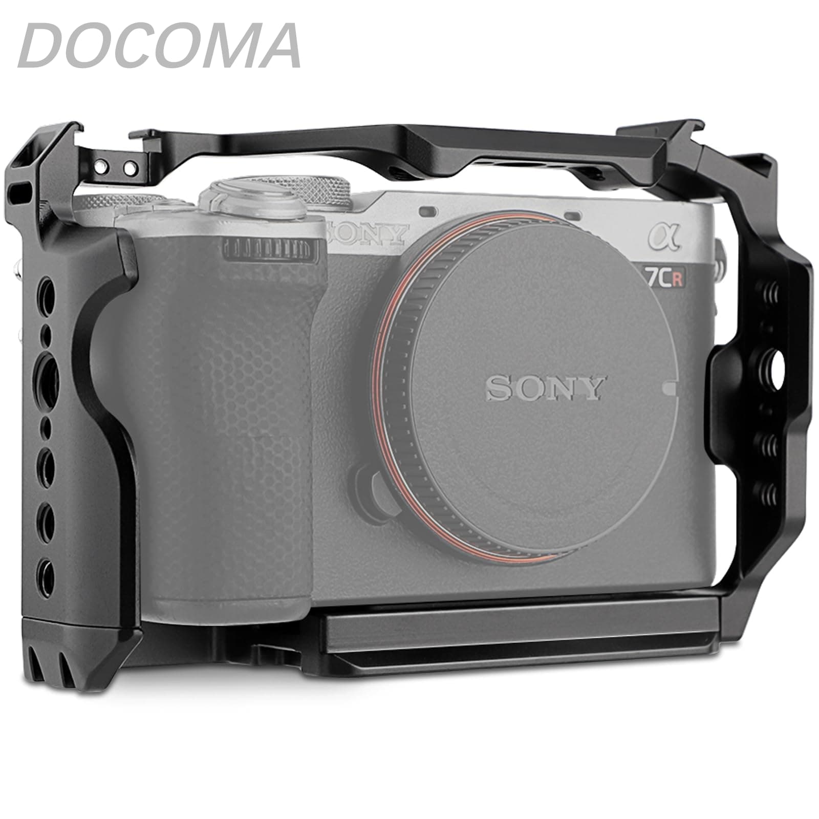 Rakuten - 【送料無料】カメラケージ Sony A7C II / A7CR 用、Arca ベース付きカメラ保護フレームリグ、DJI RS スタビライザーと互換性あり - Vlog ビデオ撮影用