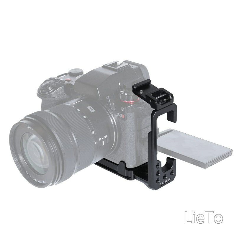 Panasonic LUMIX S5 / LUMIX S5Mark II/LUMIX S5Mark II X/パナソニック DC-G9M2に対応 カメラ用L型プレート カメラケージ ー405