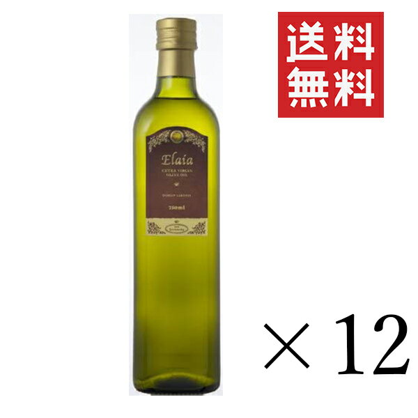 そらみつ株式会社 EXエライアレッド 750mL(687g)×12本セット まとめ買い エクストラバージンオリーブオイル 油 瓶 調味料