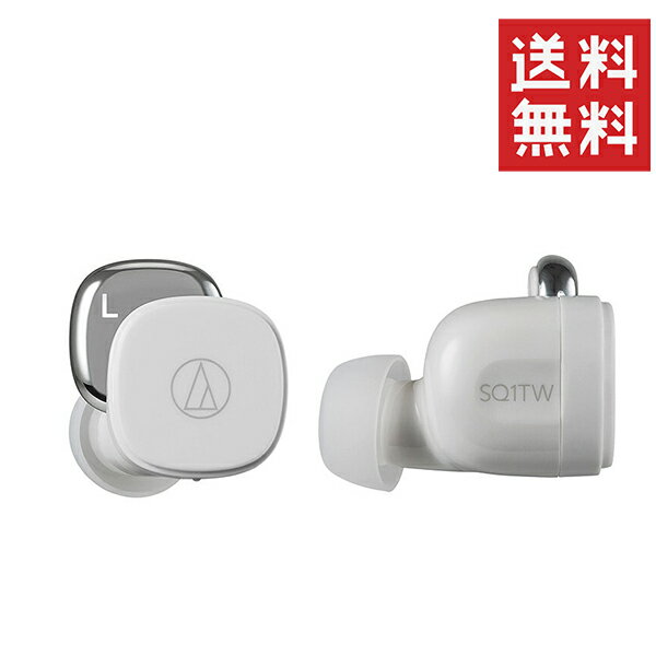 ڥݥ ǥƥ˥ ATH-SQ1TW (Bluetooth б) 磻쥹ۥ ۥ磻 ATH-SQ1TW WH/ Bluetooth5.0 / ®б / IPX4ɿ嵬 / 19.5ֺ / ٱ / Fast Pairб / ޥڥ / ڹʡ