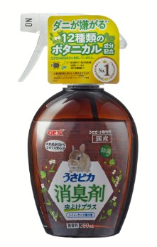 ジェックス 【12個セット】ジェックスうさピカ消臭剤虫よけプラス380mL