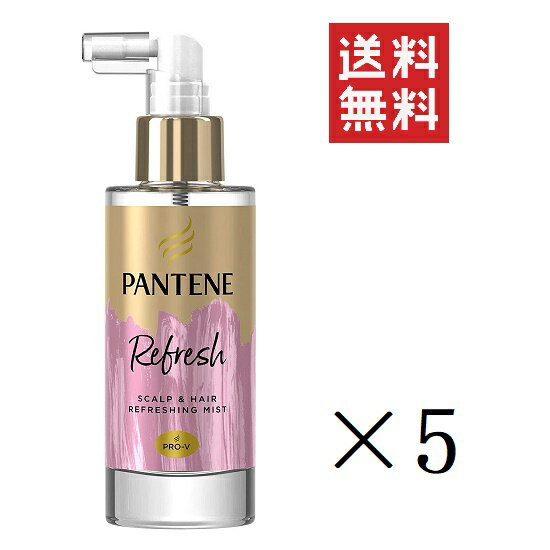 P&G パンテーン スカルプ&ヘア リフレッシングミスト 90mL×5個セット まとめ買い 洗い流さないトリートメント