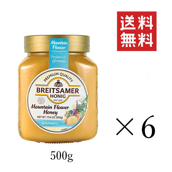 ブライトザマー マウンテウンハニー 500g×6個セット まとめ買い 蜂蜜 ハチミツ