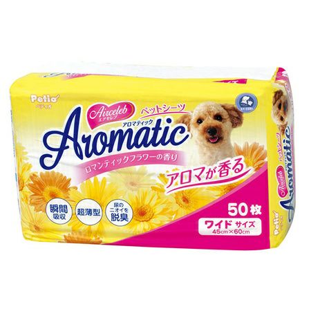 Other - 【4個セット】ペティオ エアセレブ アロマティック ペットシーツ ワイド 50枚