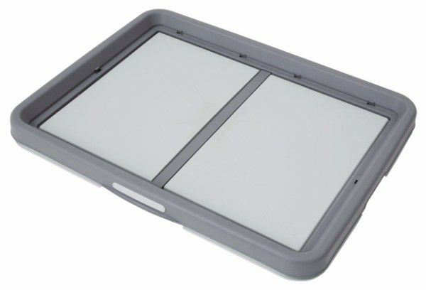 ペティオ 片手でらくらくドッグトレーグレーワイド