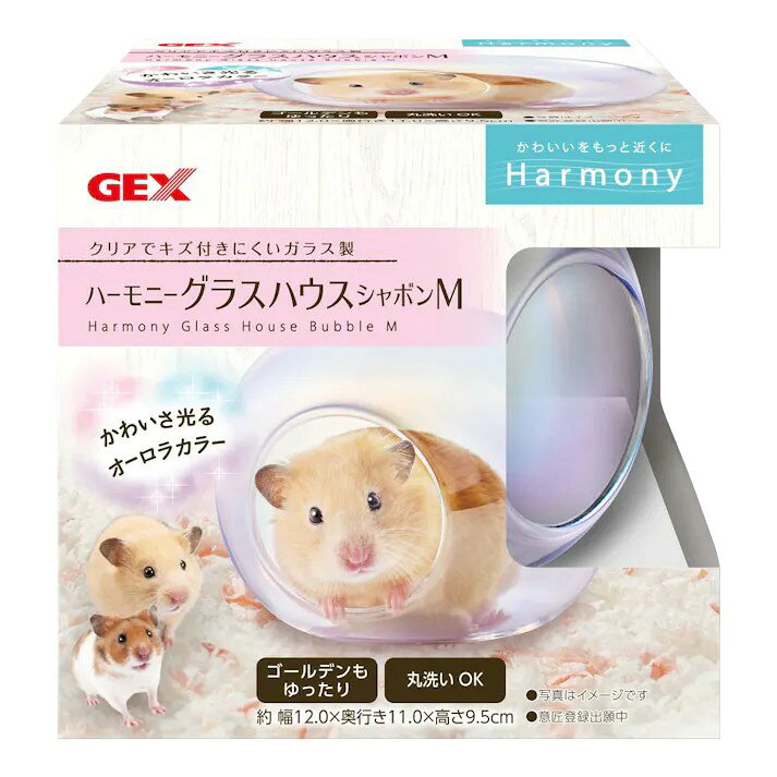 【3個セット】ジェックス ハーモニー グラスハウス シャボンM