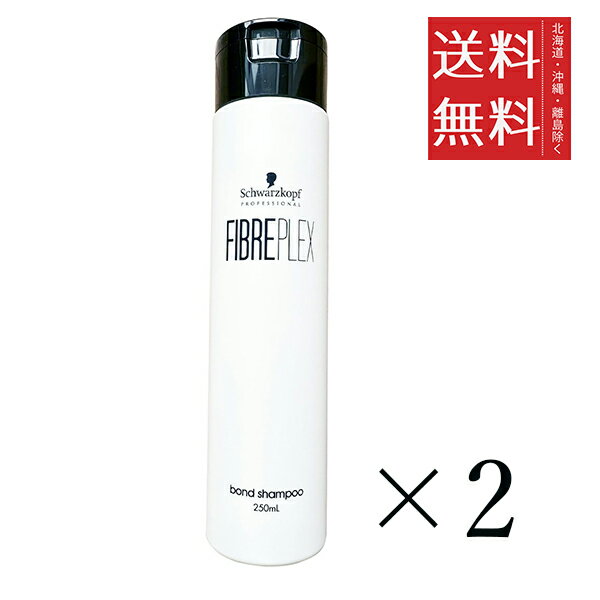 シュワルツコフ ファイバープレックス ボンドシャンプー 250ml×2個セット まとめ買い ヘアケア 補修 保護 泡立ち