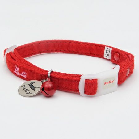 ペティオCATCOLLARフットソフティカラーレッド