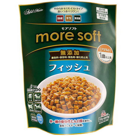【6個セット】ペティオ　Add.Mate moresoft フィッシュアダルト 500g