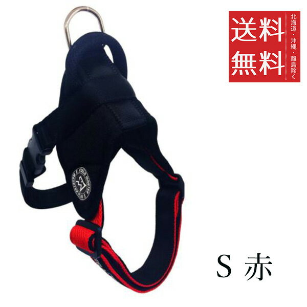 カワノ産業 FIELD MASTER ヘッドインハーネス R S 赤 小型犬用