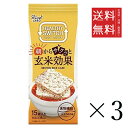 幸福米穀 朝からサクッと玄米効果 ブラウンライスケーキ 15枚入り×3袋セット まとめ買い お菓子