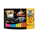 【12個セット】 マースジャパンリミテッド シーバとろ〜りメルティまぐろ&かつお味グルメセレクション12g×60本