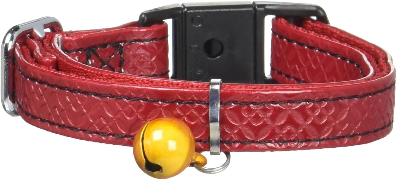 ペティオ 【2個セット】ペティオ ペティオCATCOLLARモノグラムレザーカラーレッド