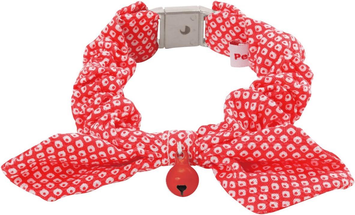 ペティオ ペティオ ペティオ猫小町シュシュ鹿の子レッド