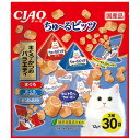 【8個セット】いなば CIAOちゅ〜るビッツまぐろ・かつおバラエティ12g×30袋