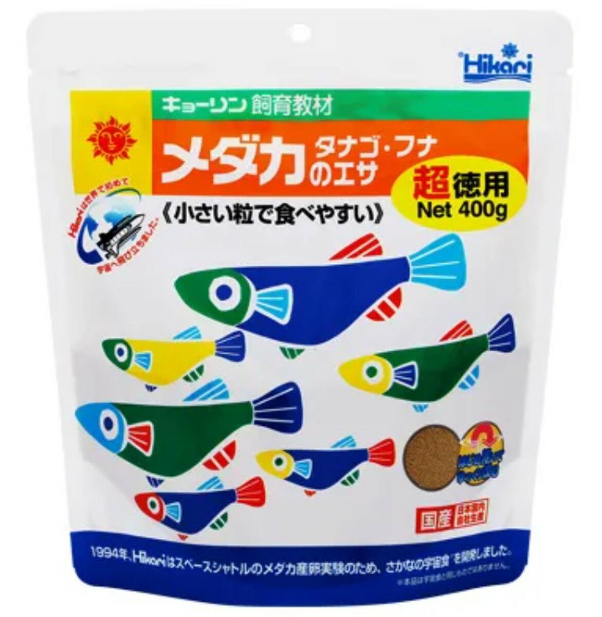 キョーリン　ひかり 飼育教材 メダカのエサ 超徳用 400g