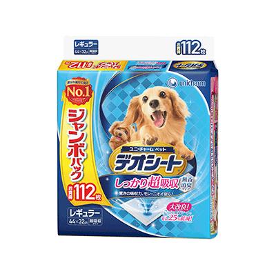 【2個セット】デオシートしっかり超吸収無香消臭タイプレギュラー112枚