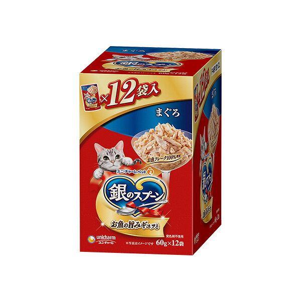 樂天商城 - 【10個セット】ユニ・チャーム 銀のスプーンパウチまぐろ60g×12個