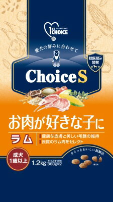 Mature Dog - 【6個セット】アース・ペット ファーストチョイス Choice S お肉が好きな子に ラム 成犬 1歳以上 1.2kg