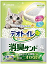 【2個セット】 ユニ・チャームデオ トイレ 1週間消臭・抗菌 取替え専用 さらさら消臭サンド 4L