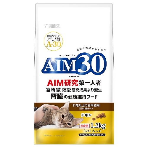 乐天商城 - 【4個セット】AIM3015歳以上の室内猫用腎臓の健康ケア1.2kg