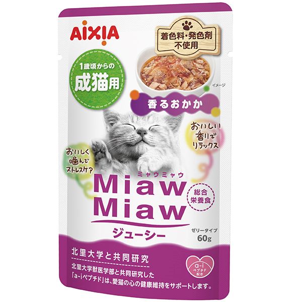 【60個セット】 アイシア　MiawMiawジューシー香るおかか60g