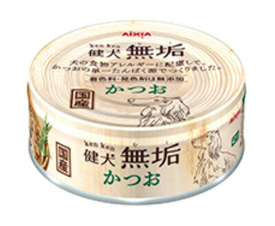 【6個セット】 アイシア　健犬無垢かつお65g