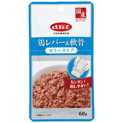 乐天商城 - 【48個セット】 デビフペット d.b.f 鶏レバー&軟骨 ゼリータイプ 60g