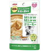 【3個セット】 アイシア MiawMiawクリーミー本枯れ節風味40g(4.0)
