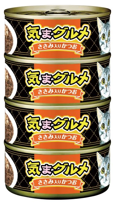 乐天商城 - 【24個セット】 アイシア 気まグルメ4P ささみ入りかつお620g