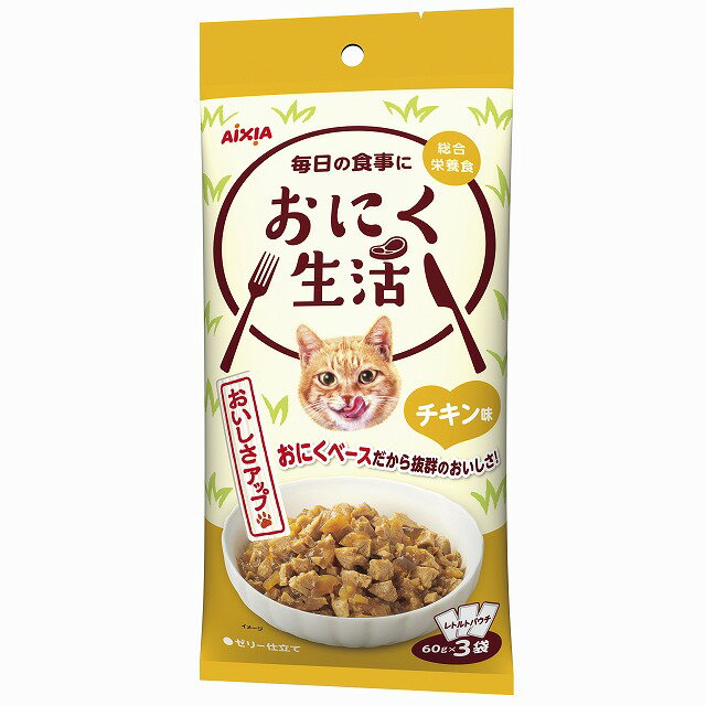 乐天商城 - 【12個セット】 アイシア おにく生活 チキン味 180g