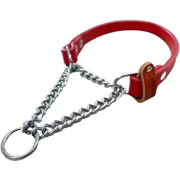 カワノ産業 マイスタープラスレザーハーフチェーンカラー#15レッド