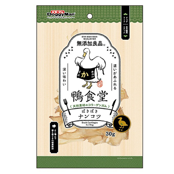 【3個セット】ドギーマンハヤシ ドギーマン 鴨食堂 ばきばきナンコツ 30g