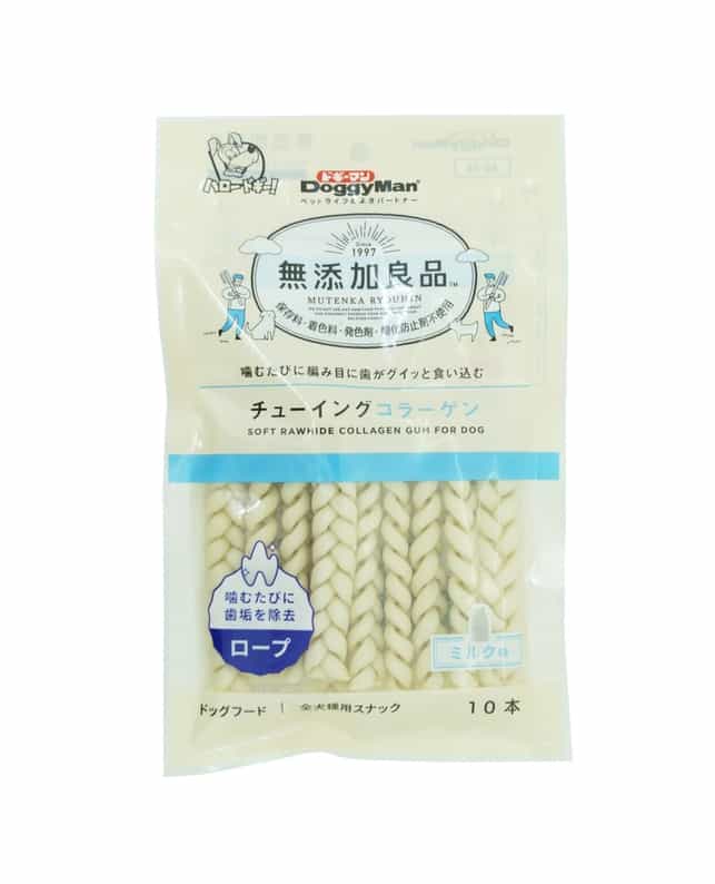 【6個セット】ドギーマン無添加良品チューイングコラーゲンロープ10本