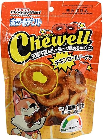【6個セット】ホワイデントChewellチキンロールドーナツ95g