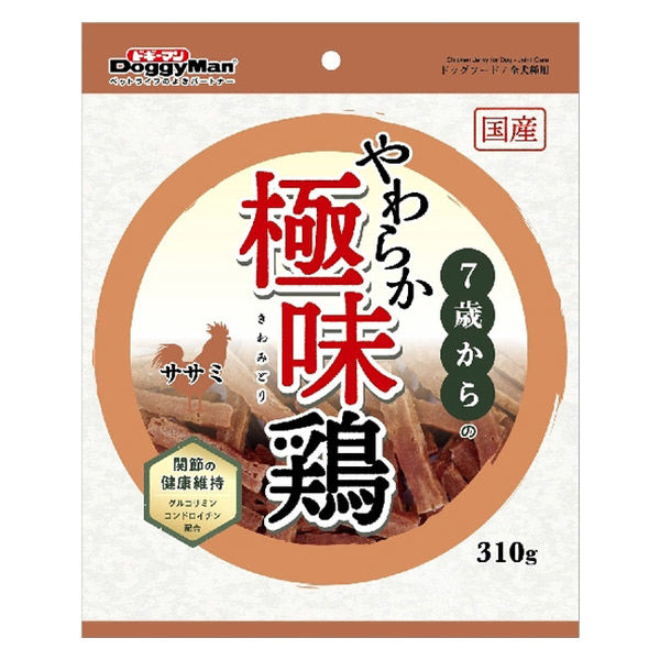 Dog Food - 【12個セット】ドギーマンハヤシ 7歳からのやわらか極味鶏ササミ 国産 310g