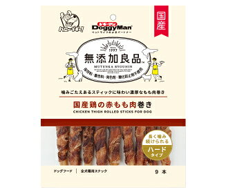 【注意事項】 ・メーカーの都合等により、パッケージ及び内容量、生産地、などが変更される場合がございます。ご了承ください。 ・当店では地球環境への配慮およびお手頃価格での商品の提供のため、簡易的な梱包とさせていただいております。 ・箱潰れなど、製品をご利用いただくのに問題がない場合の返品・交換対応はお受けできません ※期限のある商品について ・賞味期限や消費期限がある商品については、すべて期限まで2ヶ月以上のものを取り扱っております。個別のお問い合わせはご遠慮いただきますようお願い申し上げます。 ・期限が迫った商品は、別途アウトレット商品として販売させていただいております。 商品説明■　商品特徴気になる添加物は使わない、おいしい素材感。 噛みごたえあるスティックに味わい濃厚なもも肉巻き。 4976555823967■　原材料鶏肉（もも肉、鶏肉、ササミ、軟骨）、コーンスターチ、小麦粉、魚肉（白身魚、軟骨）、糖類、ソルビトール、乳酸カリウム、ミネラル類（ナトリウム）、リン酸塩（Na）、調味料■　メーカードギーマンハヤシ株式会社■　広告文責 ライフジェネレーション株式会社 TEL:06-6809-2484