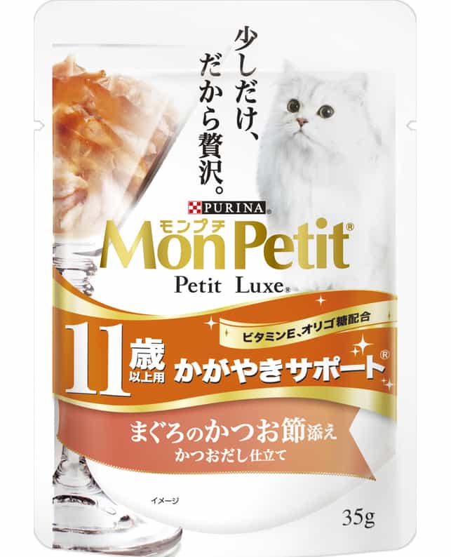 【注意事項】 ・メーカーの都合等により、パッケージ及び内容量、生産地、などが変更される場合がございます。ご了承ください。 ・当店では地球環境への配慮およびお手頃価格での商品の提供のため、簡易的な梱包とさせていただいております。 ・箱潰れなど、製品をご利用いただくのに問題がない場合の返品・交換対応はお受けできません ※期限のある商品について ・賞味期限や消費期限がある商品については、すべて期限まで2ヶ月以上のものを取り扱っております。個別のお問い合わせはご遠慮いただきますようお願い申し上げます。 ・期限が迫った商品は、別途アウトレット商品として販売させていただいております。 商品説明■　商品詳細厳選されたまぐろにかつお節を添え、海の幸をぎゅっとつめこんだ贅沢なメニュー。シニアのネコちゃんにも食べやすい小さめフレーク仕上げ。 4902201205726■　原産国タイ■　メーカーネスレ日本■　広告文責ライフジェネレーション株式会社 TEL:06-6809-2484