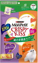 【15個セット】ネスレ日本 モンプチ クリスピーキッス バラエティパック総合栄養食キャットニップ入り2種のアソート 126G