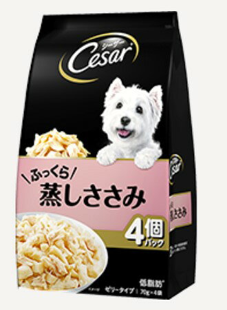 樂天商城 - 【3個セット】 マースジャパンリミテッド シーザーごろっと蒸しささみ70g×4袋