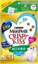 【5個セット】ネスレ日本 モンプチ クリスピーキッス総合栄養食とびきり贅沢おさかな味 126g