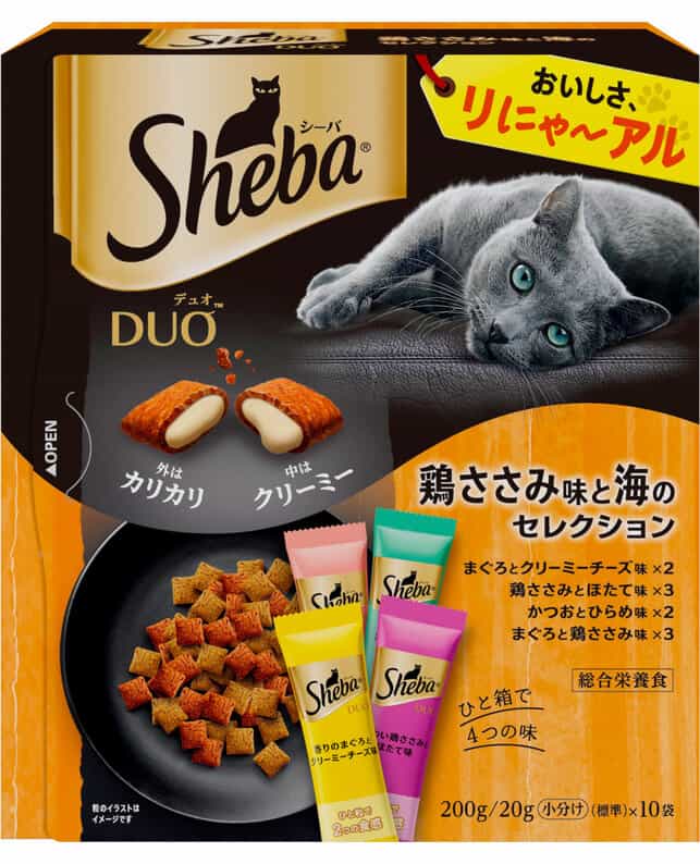 【12個セット】マースジャパンリミテッド シーバデュオ鶏ささみ味と海のセレクション200g