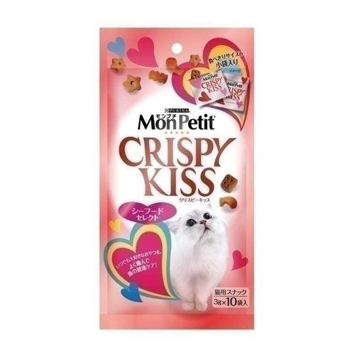【5個セット】ネスレ日本 モンプチ クリスピーキッス シーフードセレクト 30g