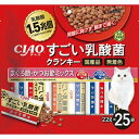 【ポイントUP対象商品】 【12個セット】いなばペットフード すごい乳酸菌クランキーまぐろ節・かつお節ミックス22g×25袋
