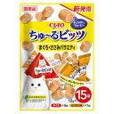 【ポイントUP対象商品】 【16個セット】いなばペットフード CIAOちゅ〜るビッツまぐろ・ささみバラエティ12g×15袋