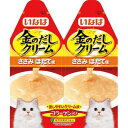【6個セット】いなばペットフード 金のだしクリームささみほたて味60g(30g×2)