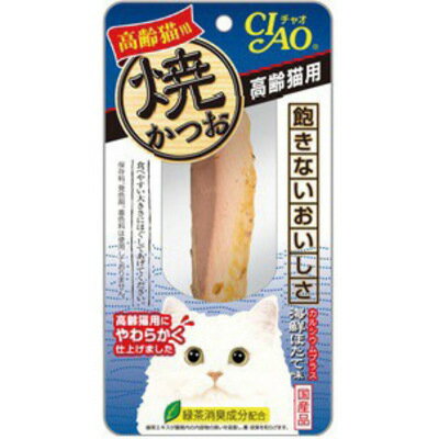 樂天商城 - 【24個セット】いなばペットフード CIAO焼かつお高齢猫用海鮮ほたて味1本